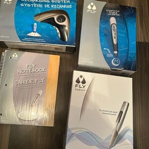 Fly Fusion Pentop Computer Learning System - Blue and Silver